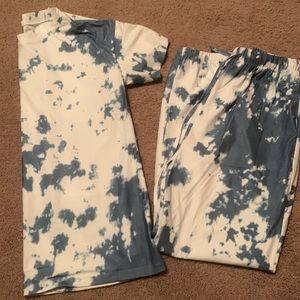 Tye dye pajama set